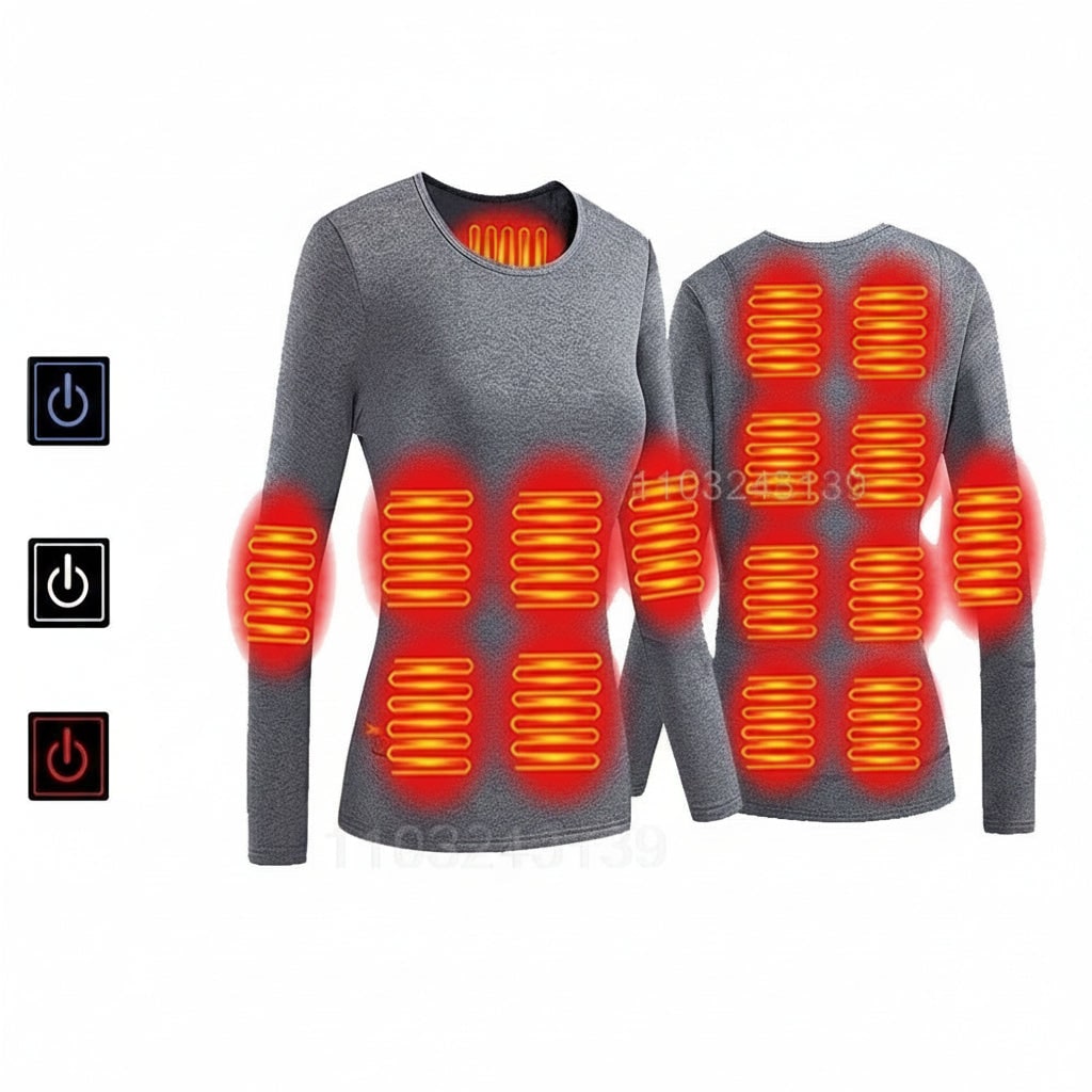 Hollevo™ Verwarmd thermo-ondergoed met USB en 3 standen