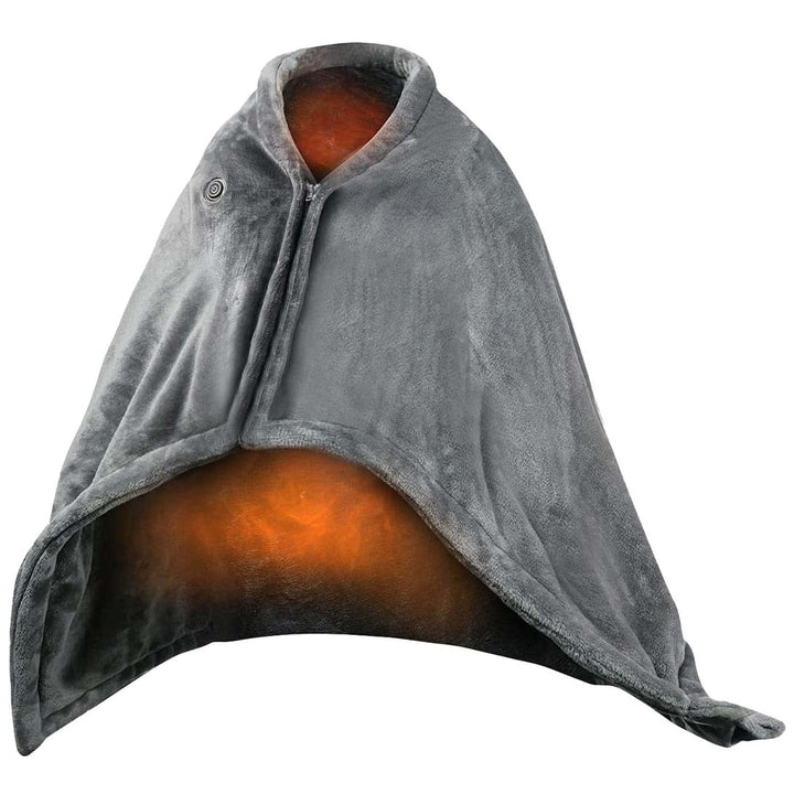 Hollevo™ Draagbare USB-warmtedeken met rits en fleece