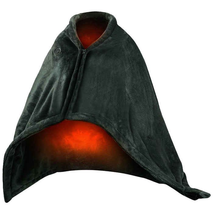 Hollevo™ Draagbare USB-warmtedeken met rits en fleece