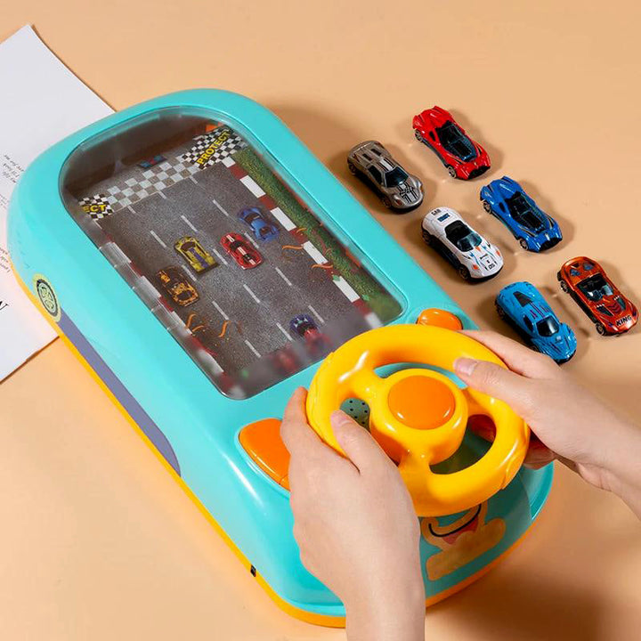 Hollevo™ Racespel met stuur voor kinderen, meer dan 200 levels en geluid